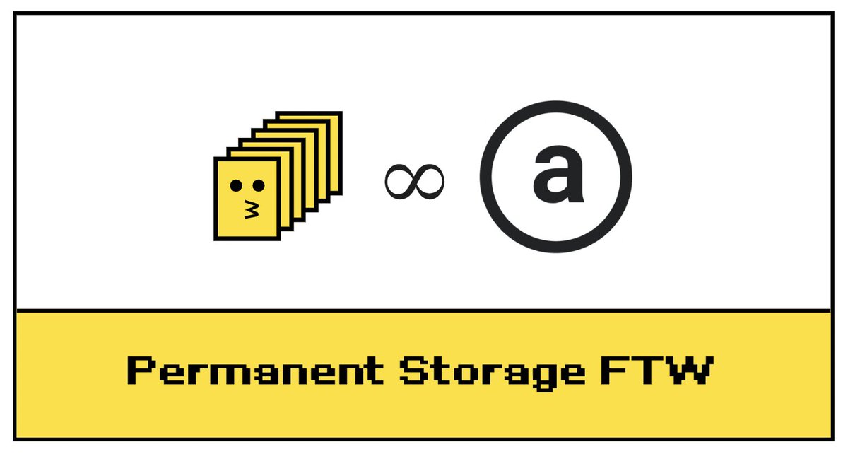 Fileverse (@fileverse) on Twitter photo Store your files… forever💾♾
Arweave's Permanent Storage is now available on Fileverse! The first phase of our <a href="/ArweaveEco/">Arweave Ecosystem</a> integration ensures your files are safeguarded from loss and censorship.
👩💻Upload & encrypt on Fileverse, store on Arweave.
DM us to test it out🤸♀️ Store your files… forever💾♾
Arweave's Permanent Storage is now available on Fileverse! The first phase of our <a href="/ArweaveEco/">Arweave Ecosystem</a> integration ensures your files are safeguarded from loss and censorship.
👩💻Upload & encrypt on Fileverse, store on Arweave.
DM us to test it out🤸♀️