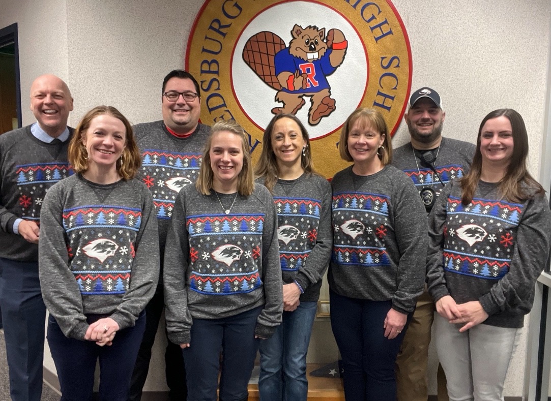 Ugly Sweater Day at @RAHSburg! #reedsburgpride #teamreedsburg