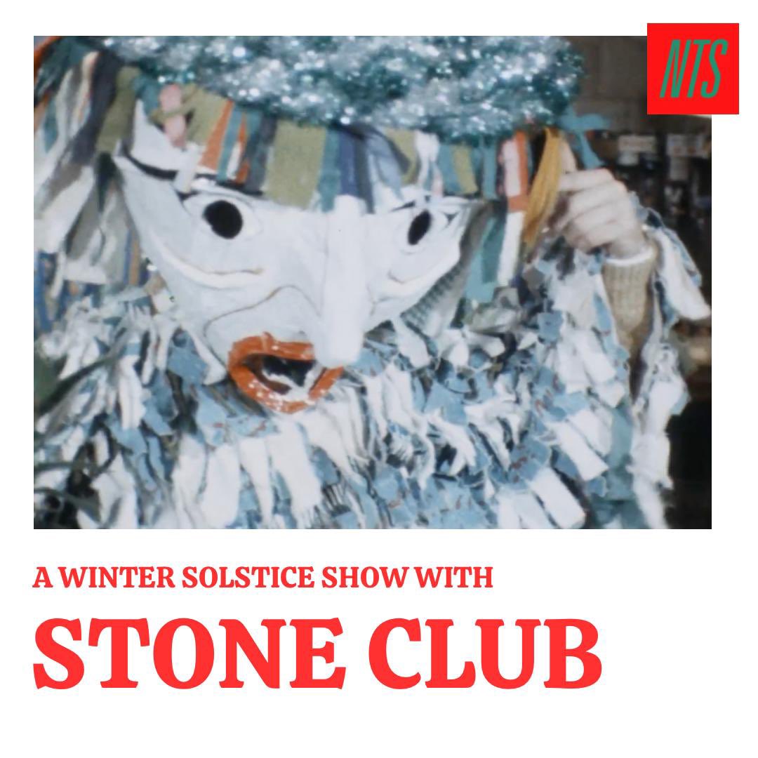 Tonight at 10pm on @NTSlive join Stone Club on a journey into the depths of mid-Winter through sound. It will be cold. There will be mummers and there will be bells. We hope it will help guide you into the Winter Solstice, which falls at 3am tomorrow morning. 🔔 🌿🪨✨