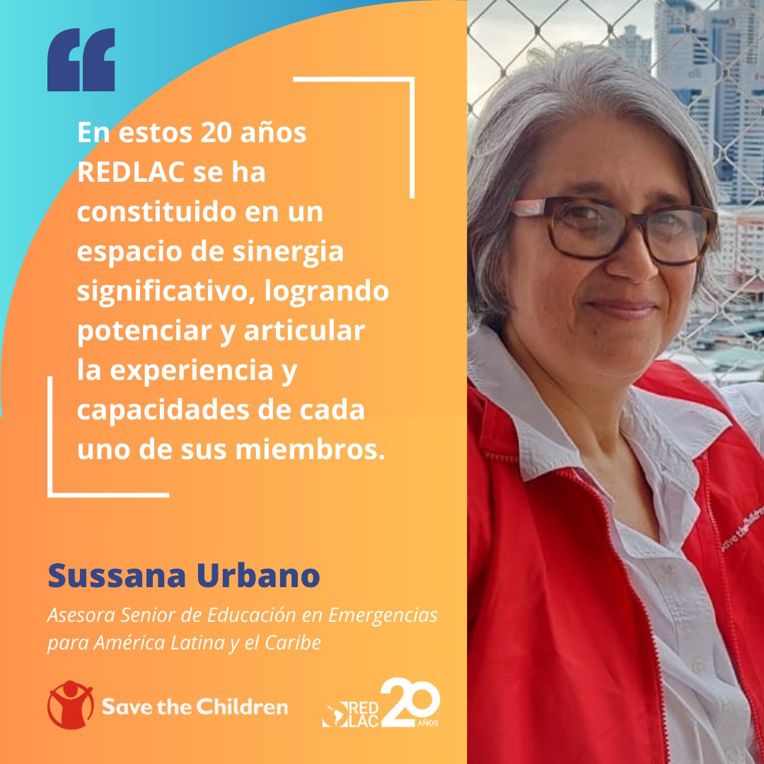 REDLAC_Hum's tweet photo. Un espacio para construir sinergias y potenciar los esfuerzos de cada una de las organizaciones que, como @SaveChildrenLAC, trabajan en terreno por un objetivo común, salvar vidas. 

Esto y mucho más es REDLAC. #REDLAC20 https://t.co/R83SzWXW4B