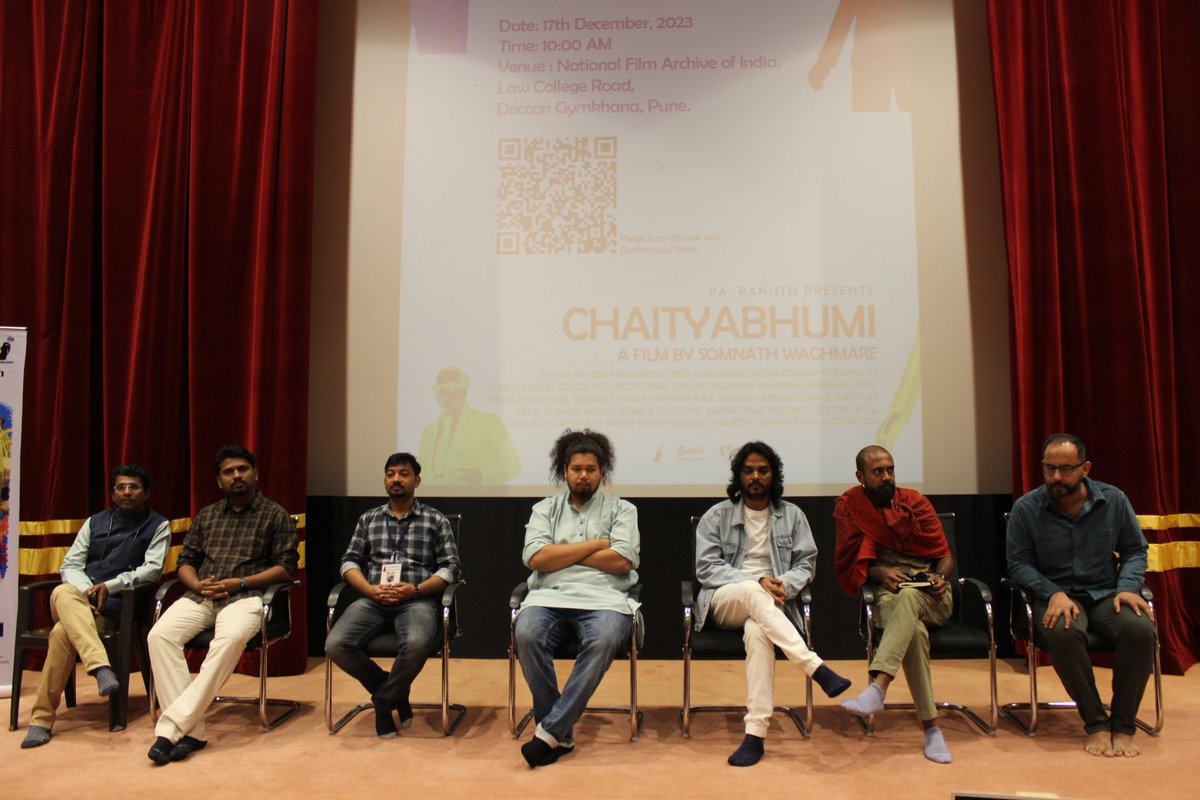SMaitreeSangh's tweet photo. The screening of the documentary film "Chaityabhoomi," directed by Somnath Waghmare (@Somwaghmare) and produced by Neelam Productions, Begampura Productions, and Prabuddh Bharat, organized by Satyashodak Maitri Sangh, concluded with great enthusiasm. (1/3) https://t.co/czlKF8SlyT