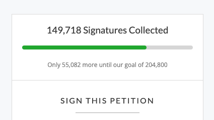 YOU ALL: we are just 282 signatures away from hitting 150,000 signatures on our petition to #StopLNG, which will bring us over 300,000 coalition wide. We know the White House is listening. This is a fight we can win if we band together. Sign on here: actionnetwork.org/petitions/tell…