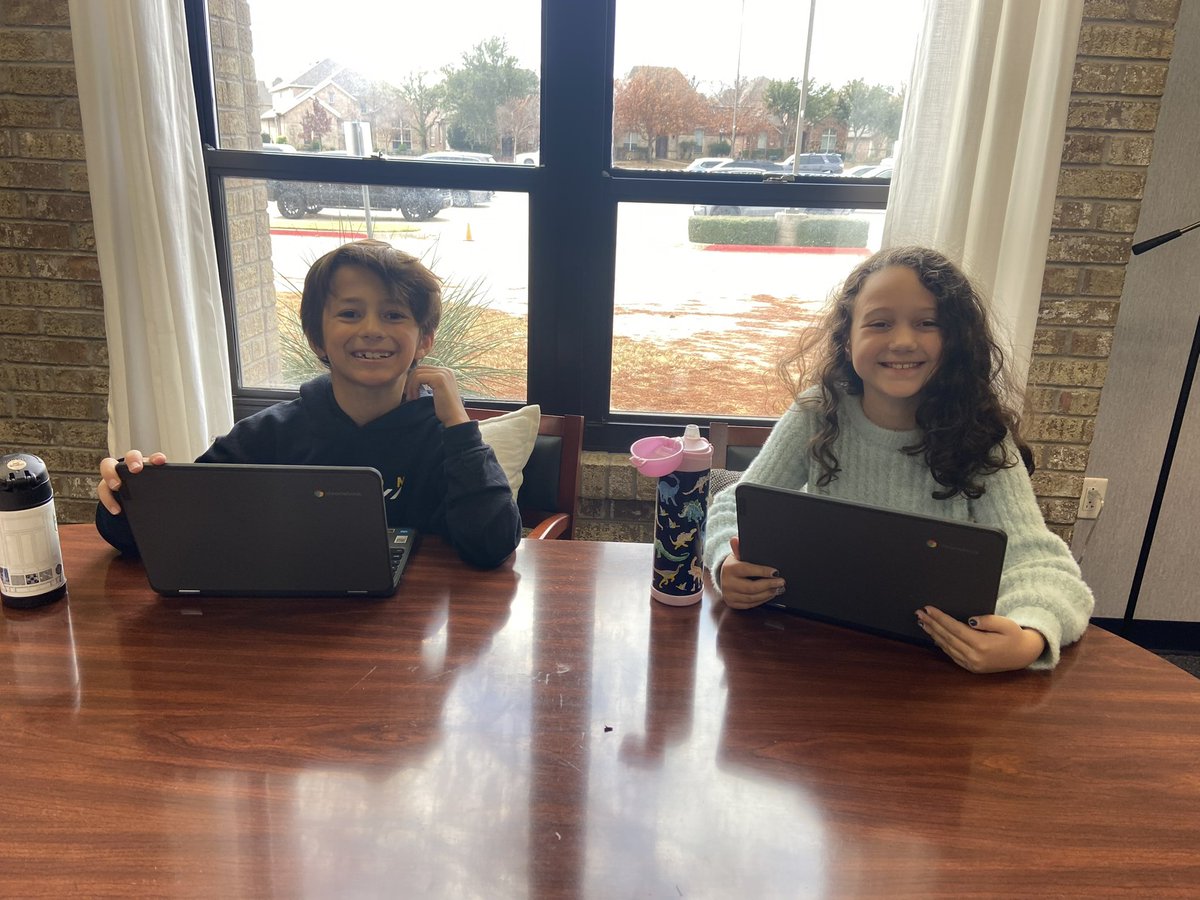 NortonKnights's tweet image. We had a new principal and assistant principal for the day yesterday! They did a fantastic job running our school, making and giving gifts to our staff, and getting their computer work done!