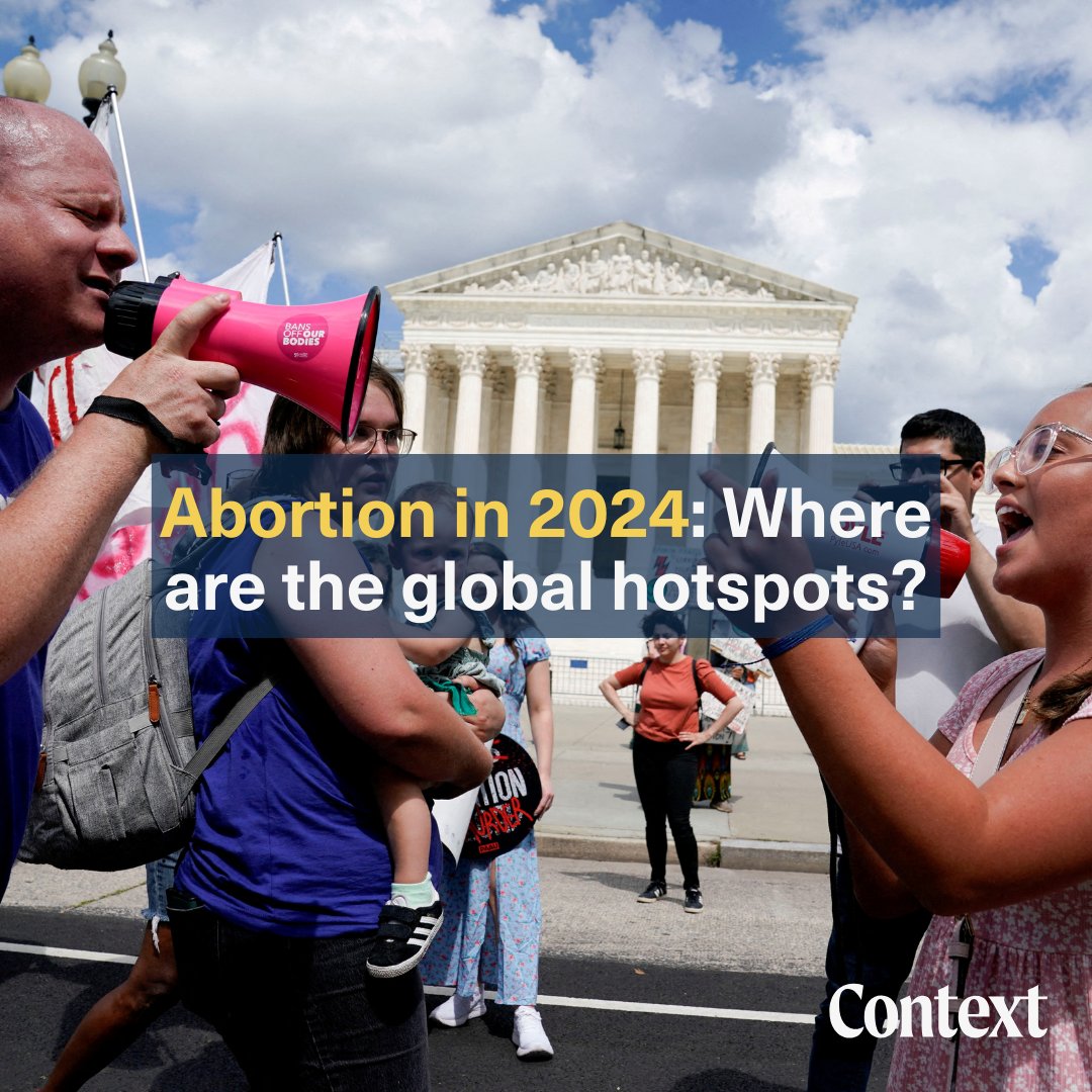 ⭕️ After a tumultuous 2023 for abortion rights, here's where the major battles are shaping up globally in 2024: context.news/money-power-pe…