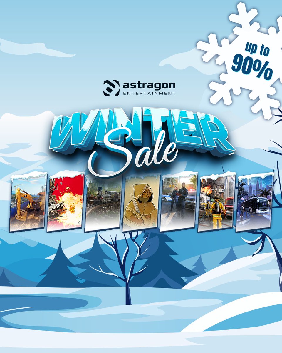 The 𝐒𝐭𝐞𝐚𝐦 𝐖𝐢𝐧𝐭𝐞𝐫 𝐒𝐚𝐥𝐞 is here! ❄️ Warm up with some hot discounts as Firefighting Simulator is now 40% off for a limited time:

🎁 store.steampowered.com/news/app/42056…