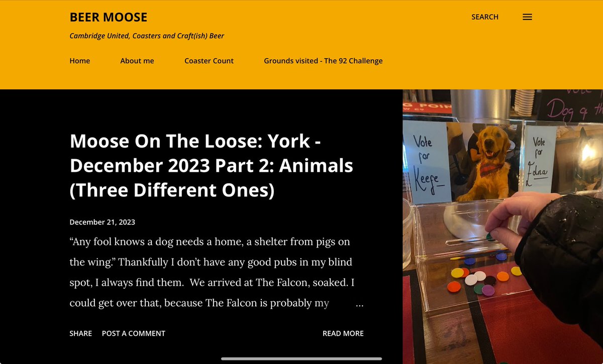 New post! Beer Moose: Moose On The Loose: York. Including a visit to @thefalconyork beermoose.blogspot.com/2023/12/moose-…