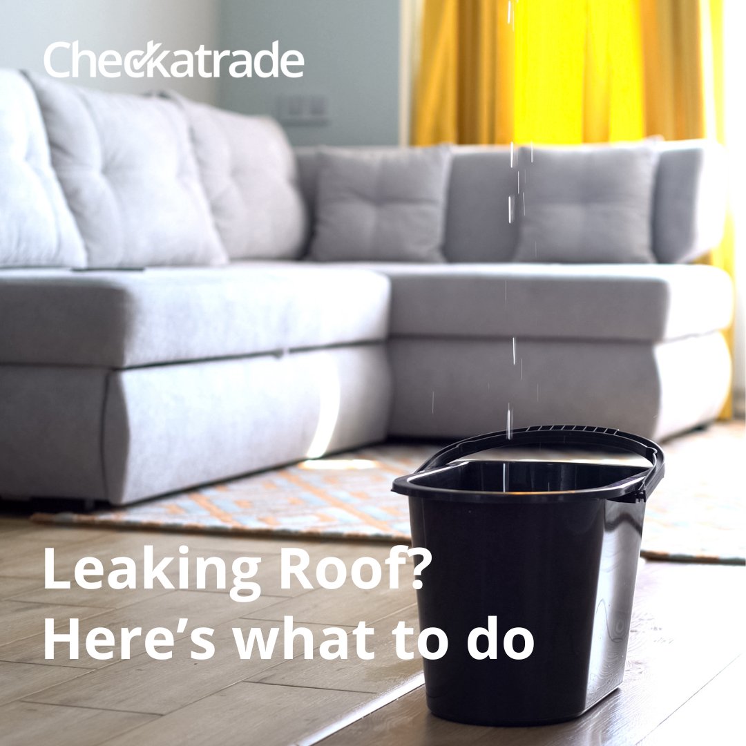 Checkatrade's tweet image. Think you may have a leaking roof? You're probably worried about the damage it could be doing. 
In this guide, we'll cover what to do when you discover a roof leak, what could have caused it, and how to fix it.  👇 
orlo.uk/5NDyC

#checkatrade #homeimprovement