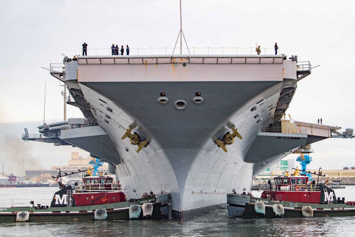 The Truman is back in business! 💪 ⚓ 🙌 📍NORFOLK (Dec. 17, 2023) The Nimitz-class aircraft carrier USS Harry S. Truman (CVN 75) departs Norfolk Naval Shipyard en route to Naval Station Norfolk after completing its planned incremental availability (PIA).