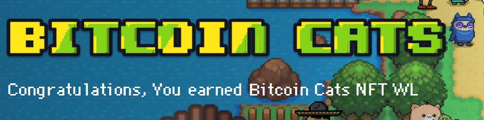 stake $1cat to get nft wl x.com/BitcoinCat1Cat…
