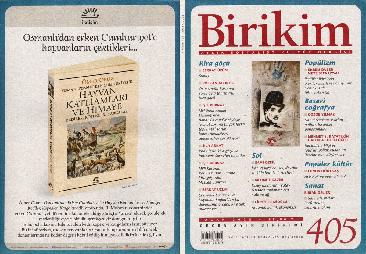 Birikim - Sayı 405 - Ocak 202

Kapak konusu: Kira göçü, Sol, Popülizm, Beşeri coğrafya, Popüler kültür
Sayfa Sayısı: 104

gonotes.me/j86dm

#BirikimDergisi #BarınmaSorunu #KonutSorunu #sol #sosyalizm #ekonomi #popülizm #coğrafya #insan #PopülerKültür #sanat #ÖmerLaçiner