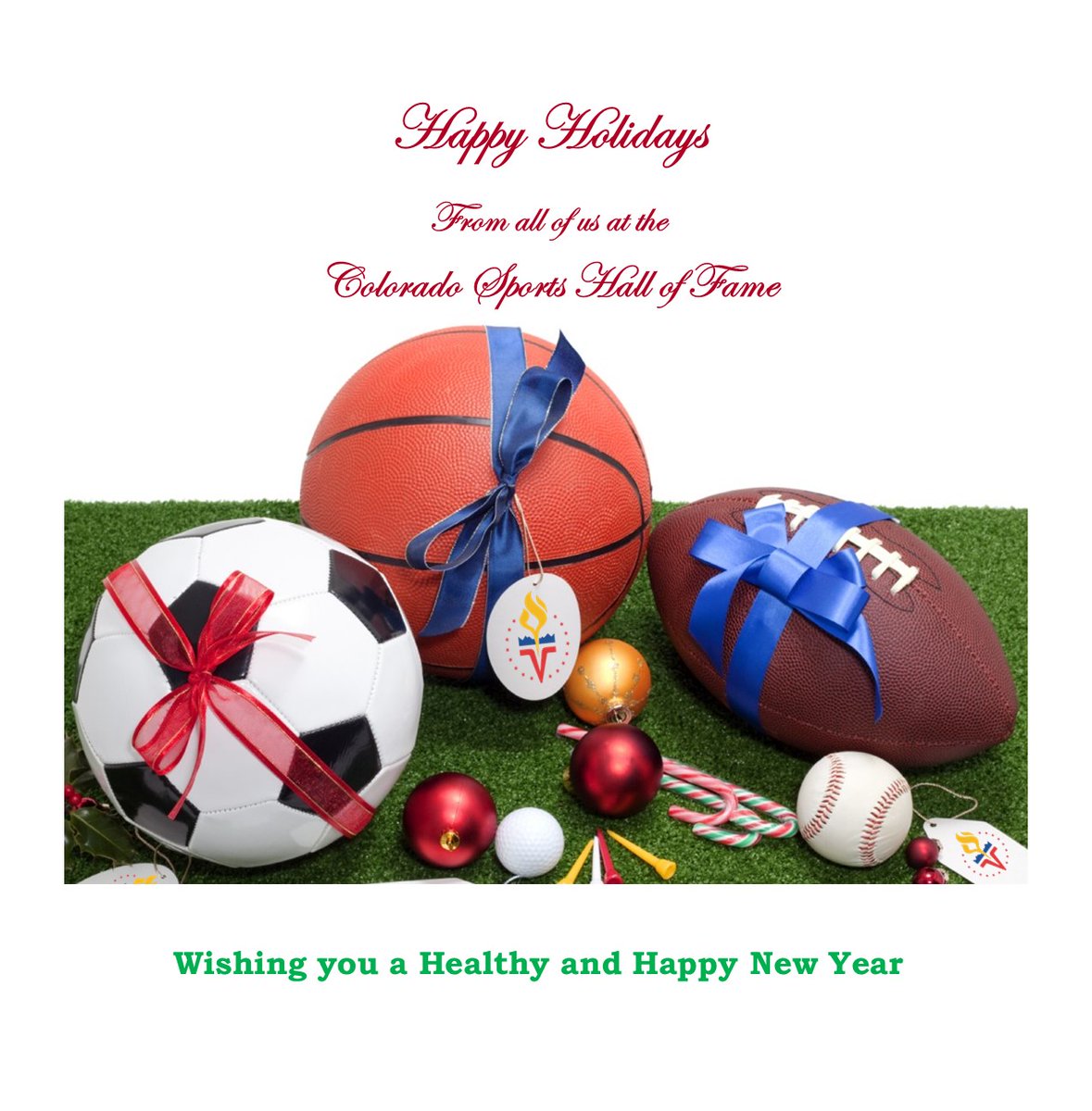 Season's Greetings from the Colorado Sports Hall of Fame!