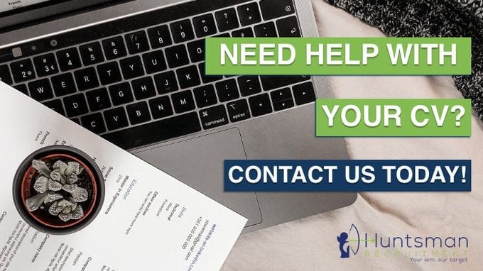 Need help with your CV? Our experienced team can assist with everything from Cover Letters, to CV Makeovers, to a brand new CV.   

Contact aim@huntsmanrecruitment.co.uk today to see how we can help you.      

#cv #cvwriting #cvhelp