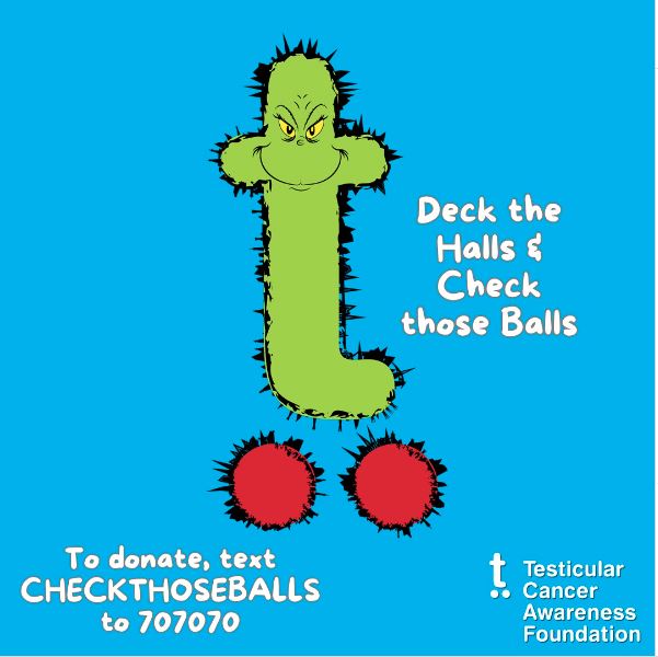 Ok guys time to check and make sure those chestnuts are safe! #testicularcancer #testicularcancerawareness #checkyourballs