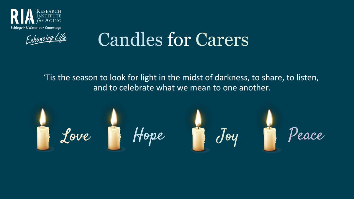 Candles for Carers was created by Schlegel Specialists @DrKateTO and Jane Kuepfer to help soothe the soul during the holiday season, which can be a challenging time for many. Take a deep breath. And another. When you work in a 24-7 workplace, quiet “me time” is precious. Embrace…