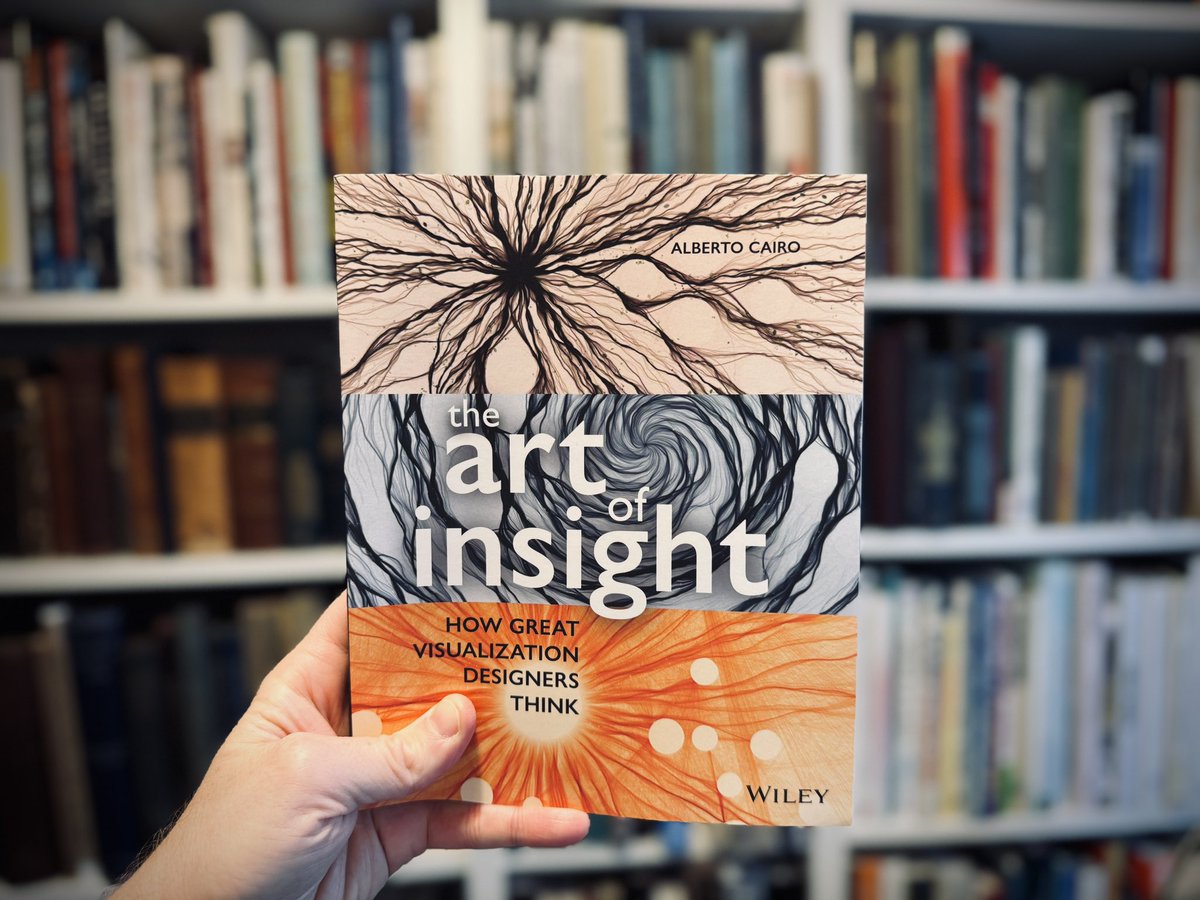 Like many, an @AlbertoCairo book was my gateway to information graphics. We are so lucky to have his continued enthusiasm for the craft and its creators—in print!