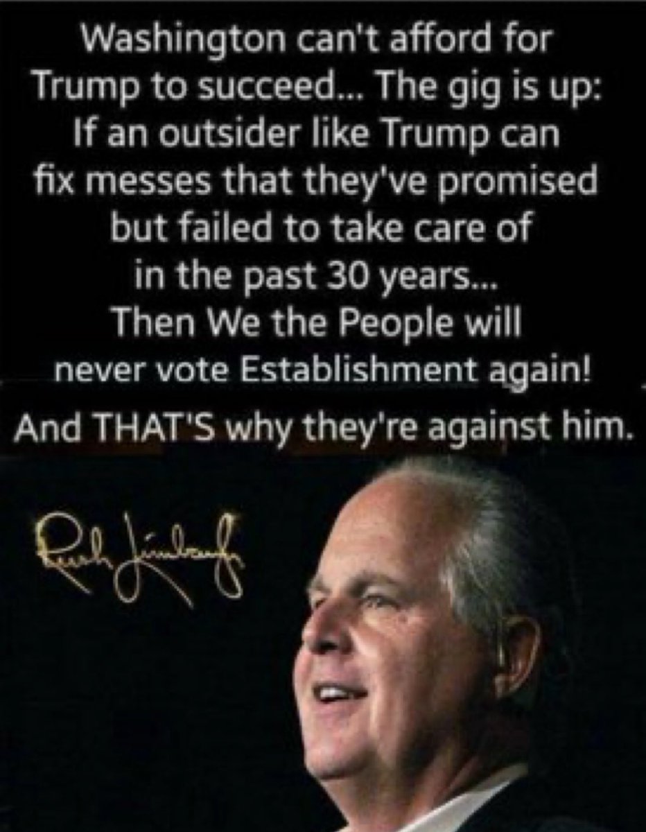 Rush was SPOT ON…..