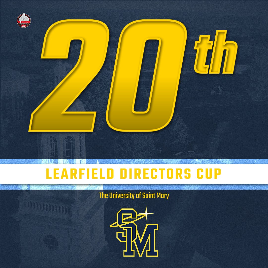 Final Fall standings were posted today by @LDirectorsCup with Saint Mary sitting at No. 20 in the nation, congratulations!! #FirstCityU #GoSpires #LDC24 

Full story here: gospires.com/general/2023-2…