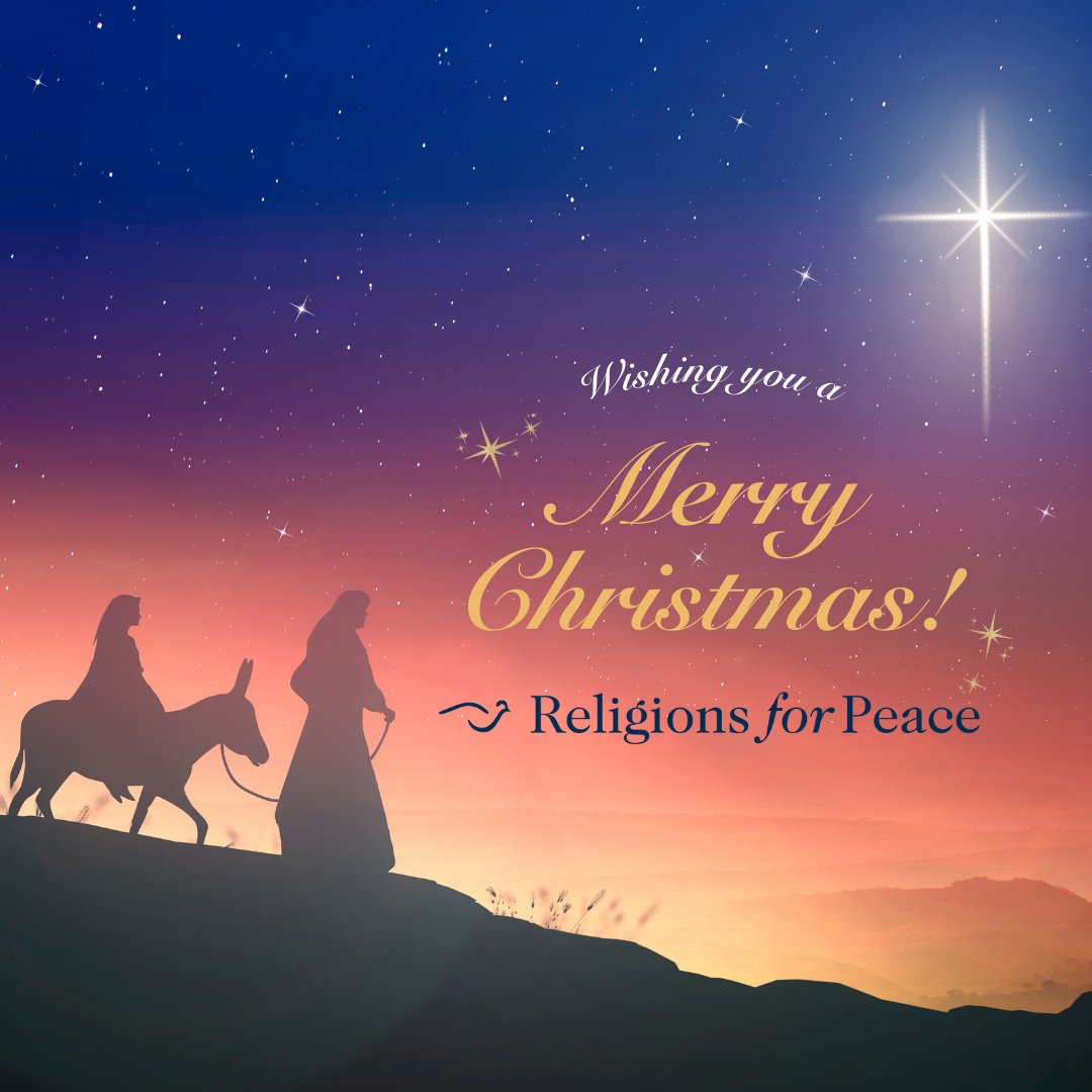 Religions for Peace would like to wish all a #MerryChristmas filled with peace and love. May the holiday spirit fill your hearts with warmth and gratitude, and that the coming year brings you health, prosperity, and peace in all your endeavors!