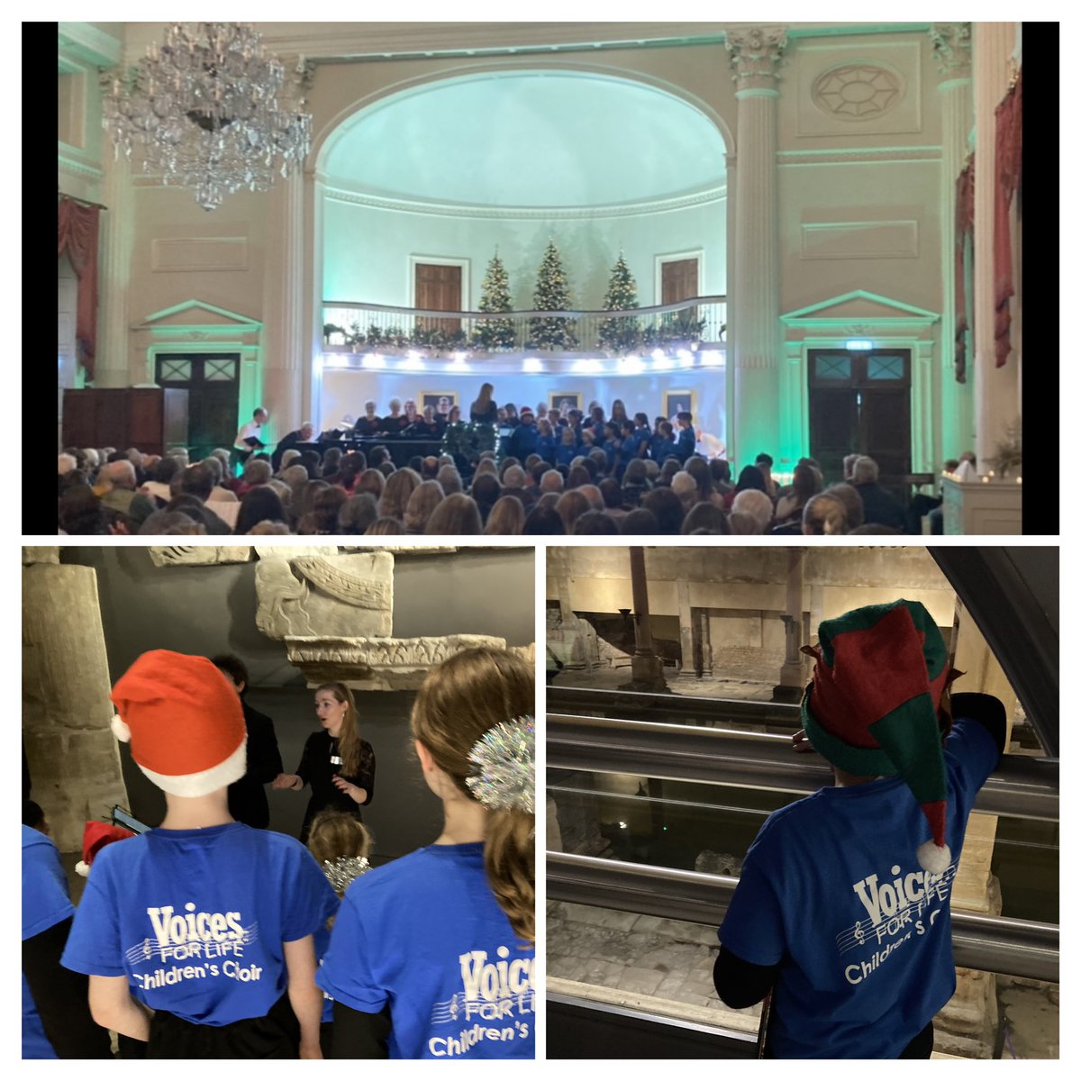 An amazing performance in a beautiful candlelit venue and a green room in the Roman Baths! 👏 The Voices for Life Bath Children’s choir and young champions will be performing again with @BathBachChoir tomorrow at 7pm at the Pump Rooms.