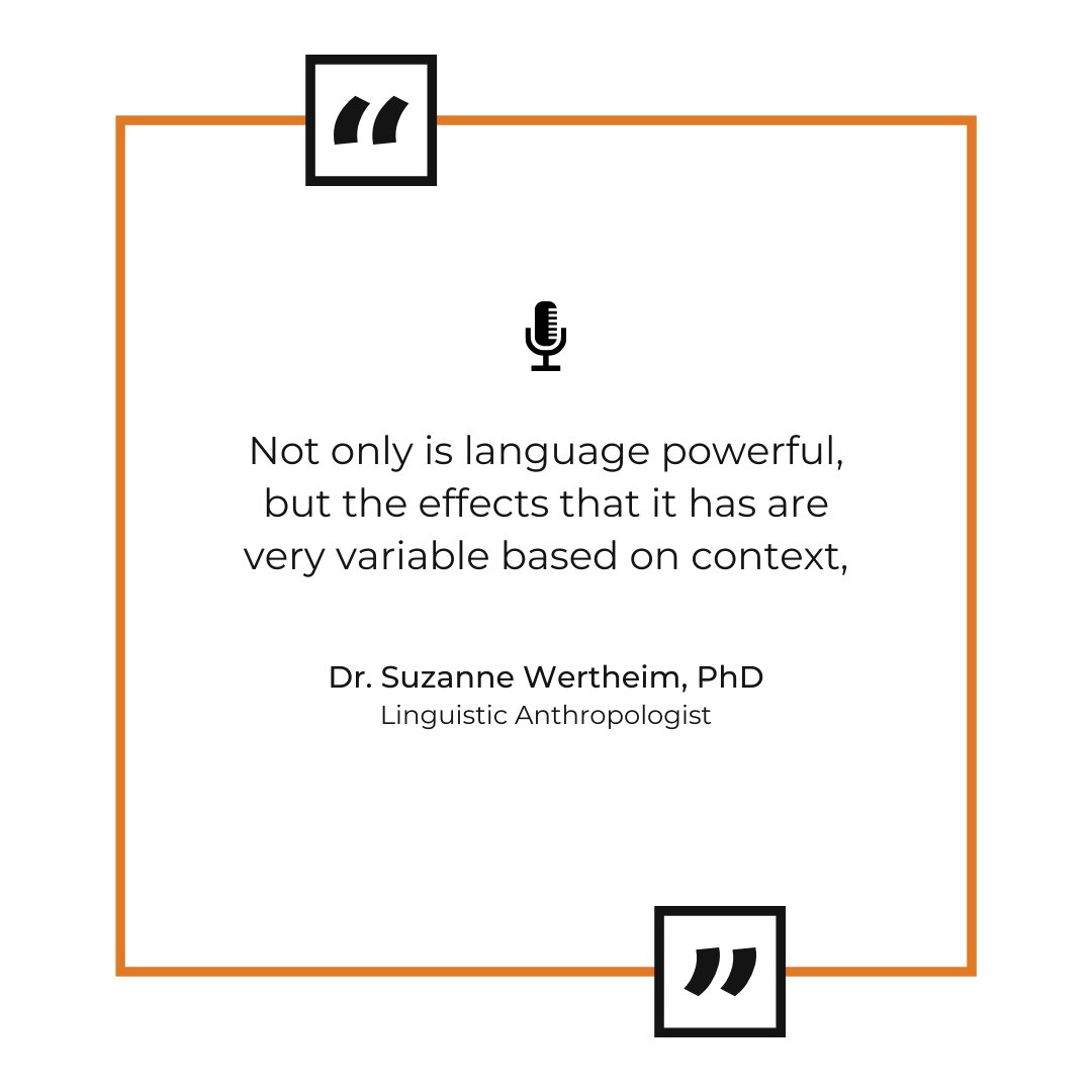 Learn how our words can impact inclusivity and respect in our workplaces with linguistic anthropologist Dr. Suzanne Wertheim. 

#RebelHR #InclusiveLanguage #RespectfulCommunication