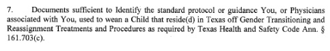 ErinInTheMorn's tweet image. 6. This last bit is important. Attorney General Ken Paxton's office is asserting that Washington State must "wean trans youth off HRT" if those trans youth travel from Texas.

It is an attempt to enforce Texas law in Washington State for care provided solely in Washington State.