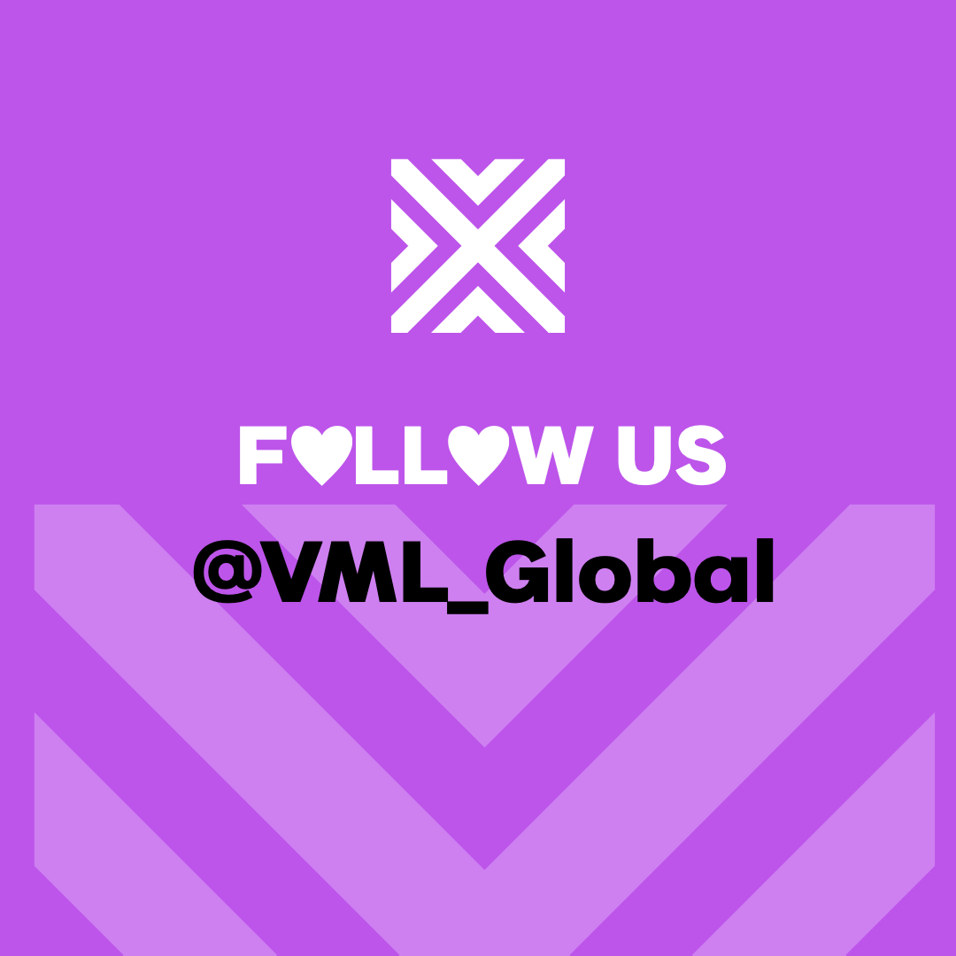 New vibes, new account! Follow us now at @VML_global for the latest updates. #WeAreVML