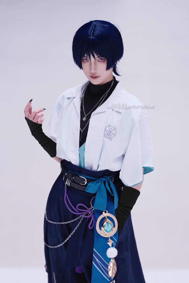 wataame233's tweet image. 喂……

👕：喵屋小铺

#scaramouche #wanderer #Genshin #GenshinImapact #放浪者 #cosplay