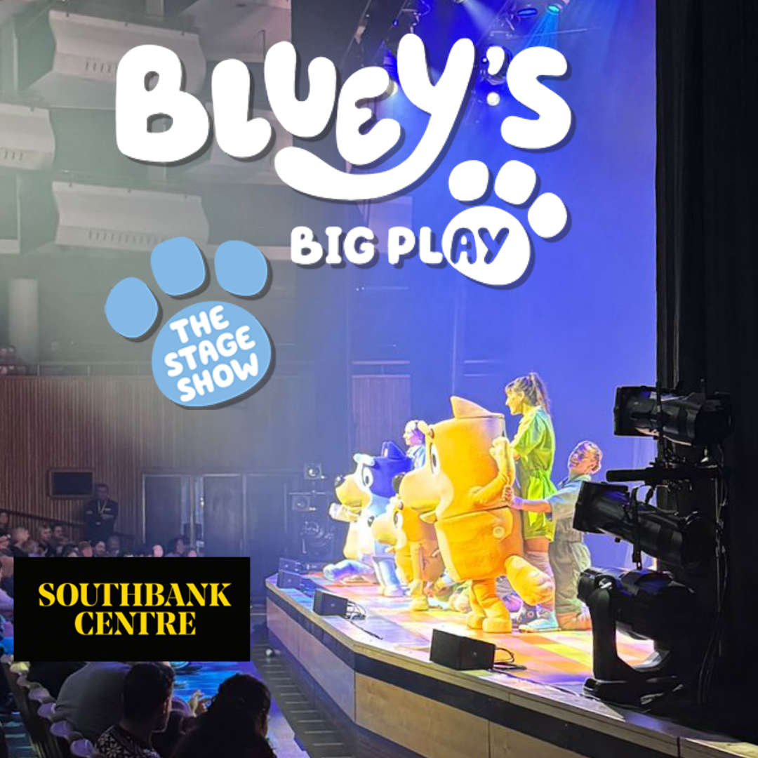 Bluey's Big Play had a fantastic Gala performance today at the Royal Festival Hall. Well done to everyone involved in bringing this much loved show to the UK for a grand tour around the country!
