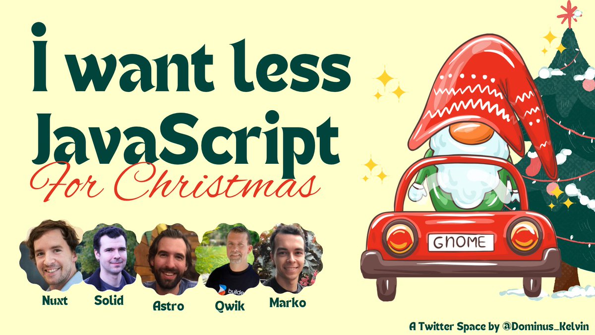 Who remembers this Space 😅?

Ship less JavaScript™️

cc <a href="/danielcroe/">🦋 @danielroe.dev</a>, <a href="/RyanCarniato/">Ryan Carniato</a>, <a href="/FredKSchott/">fks</a>, <a href="/mhevery/">Miško Hevery (AngularJS/Angular/Qwik)</a>, <a href="/dylan_piercey/">Dylan Piercey</a>