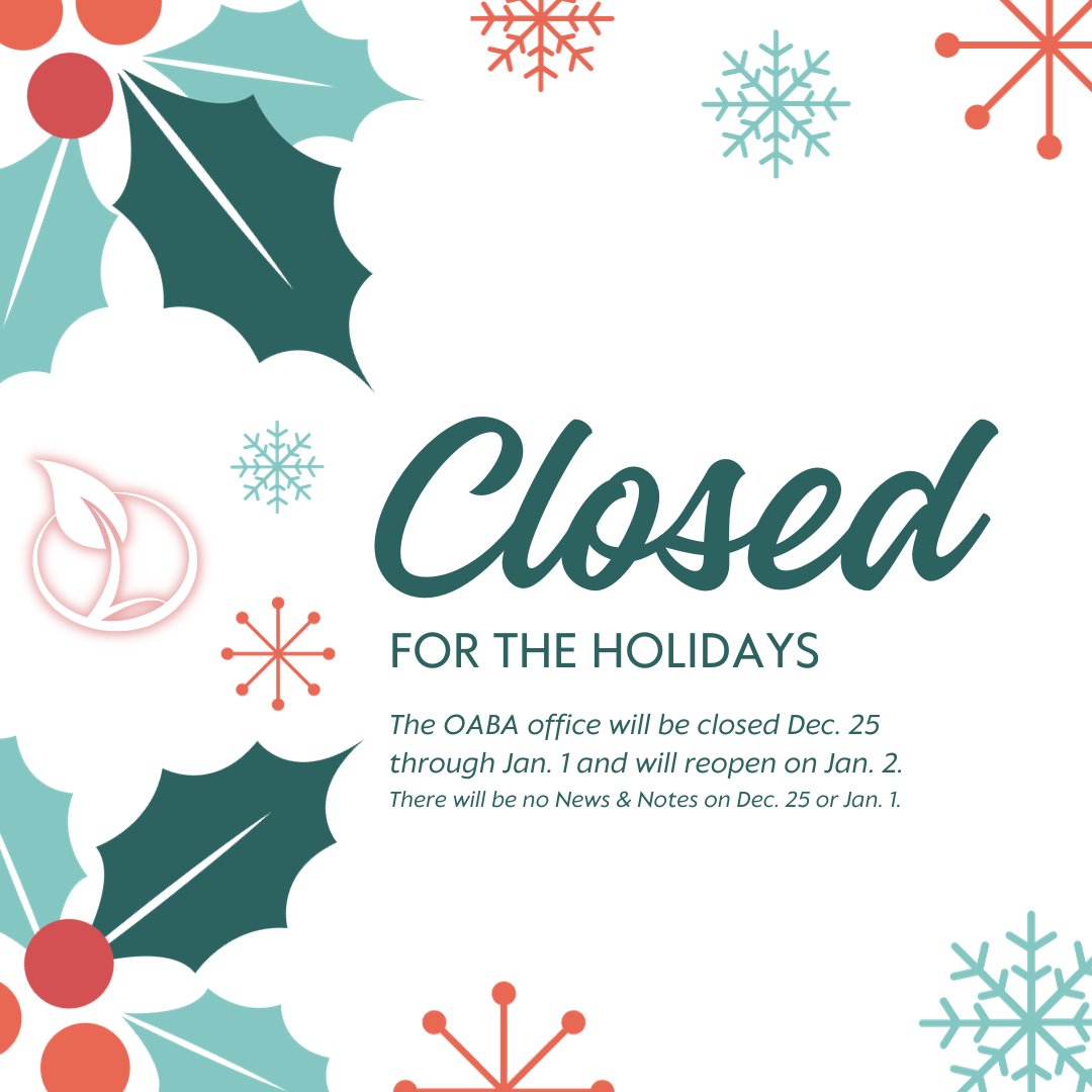 Ohio AgriBusiness (@ohioagribiz) on Twitter photo We will be closed for the holidays! ❄️ We will be closed for the holidays! ❄️