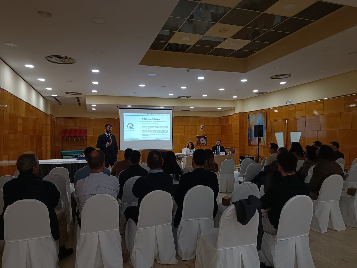 COPIQCLM's tweet photo. 🔸XVI ASAMBLEA ANUAL COPIQCLM🔸

Estimad@s colegiad@s, el pasado viernes 15 de diciembre celebramos nuestra tradicional Asamblea Anual en el hotel NH. Os dejamos fotos del evento:

Acto de conmemoración de los 25 años del final de la primera promoción de IQs de Castilla-La mancha https://t.co/n6lEx1MsdI