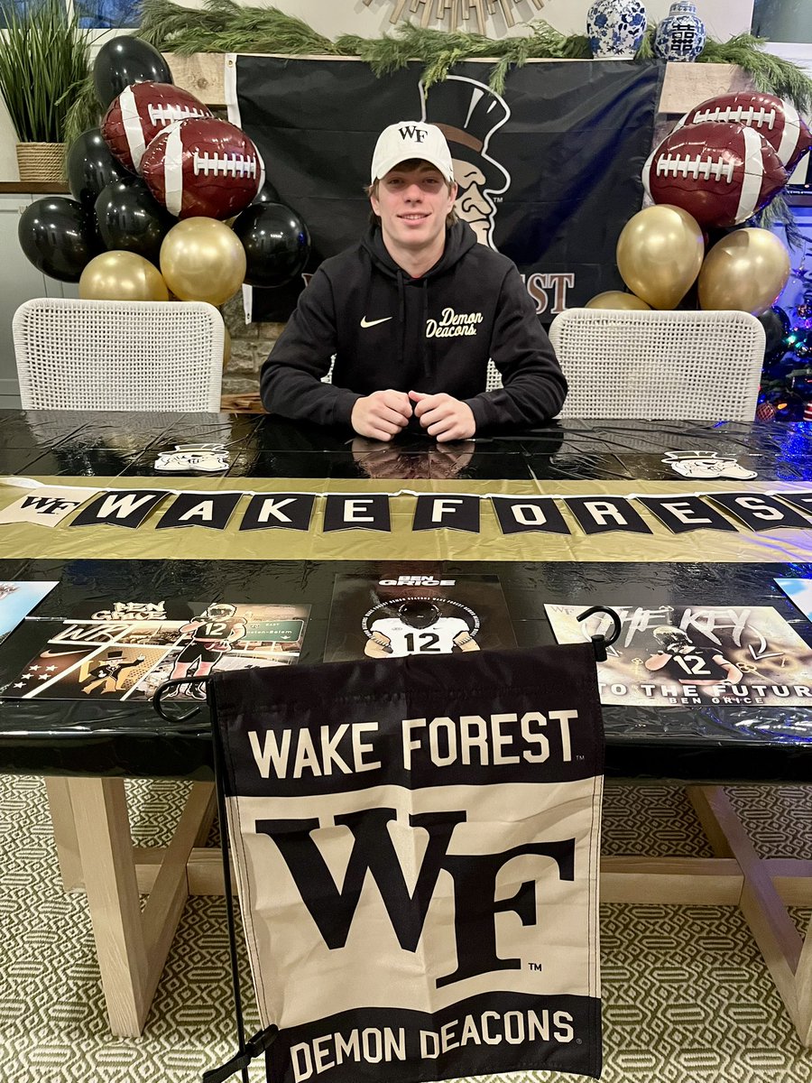 Congratulations to our 2024 Captains on signing to their prestigious Universities @DukeFOOTBALL and @WakeFB. We are truly proud of them and wish them the best!!