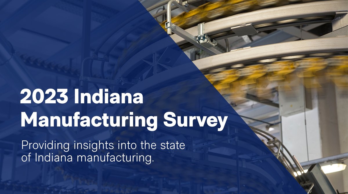 Inflation & corresponding high interest rates are causing #Indiana's manufacturing industry to shift operations and future plans, according to the '2023 Indiana Manufacturing Survey: Sailing in Troubled Waters' recent findings. Read more: bit.ly/3RQS4SN