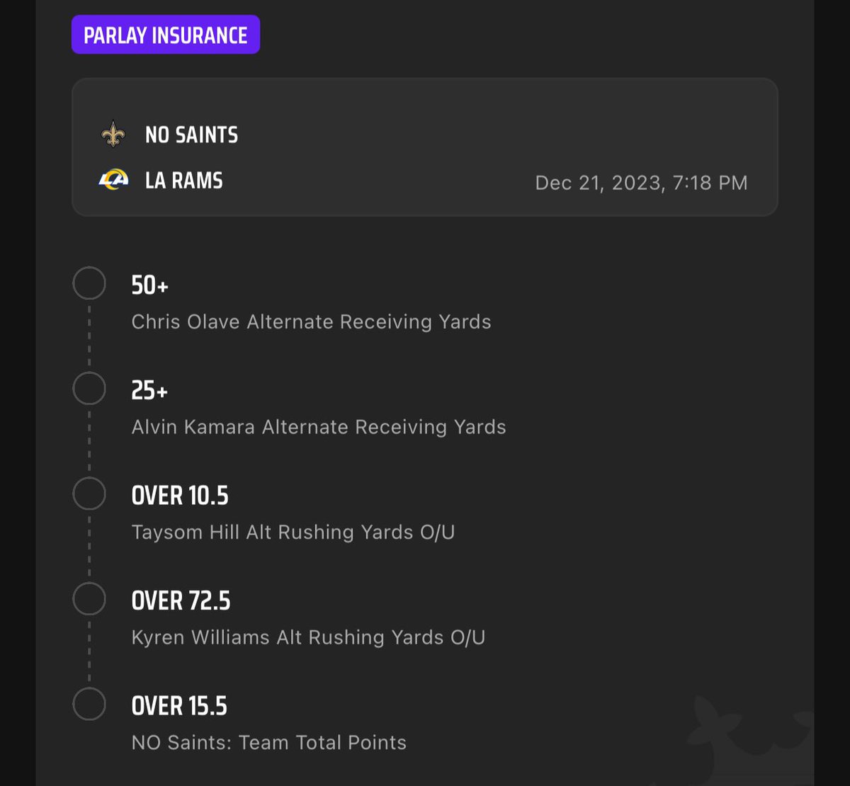 Cooked up a +380 parlay on Draftkings for tonight 🤝🏽🔥#DraftKings #GamblingX #BettingX #Parlay #PlayerProps #fanduel #PrizePicks #prizepicksnfl #NFLTwitter #NFLPicks #GamblingTwitter #SportsGambling #ThursdayNightFootball