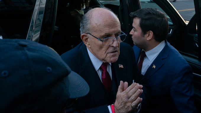 Rudy Giuliani Declares Himself Bankrupt Giuliani filed for Chapter 11 bankruptcy the day after a judge ordered him to immediately begin paying two Georgia election workers $148 million in damages. 🔗 rollingstone.com/politics/polit…