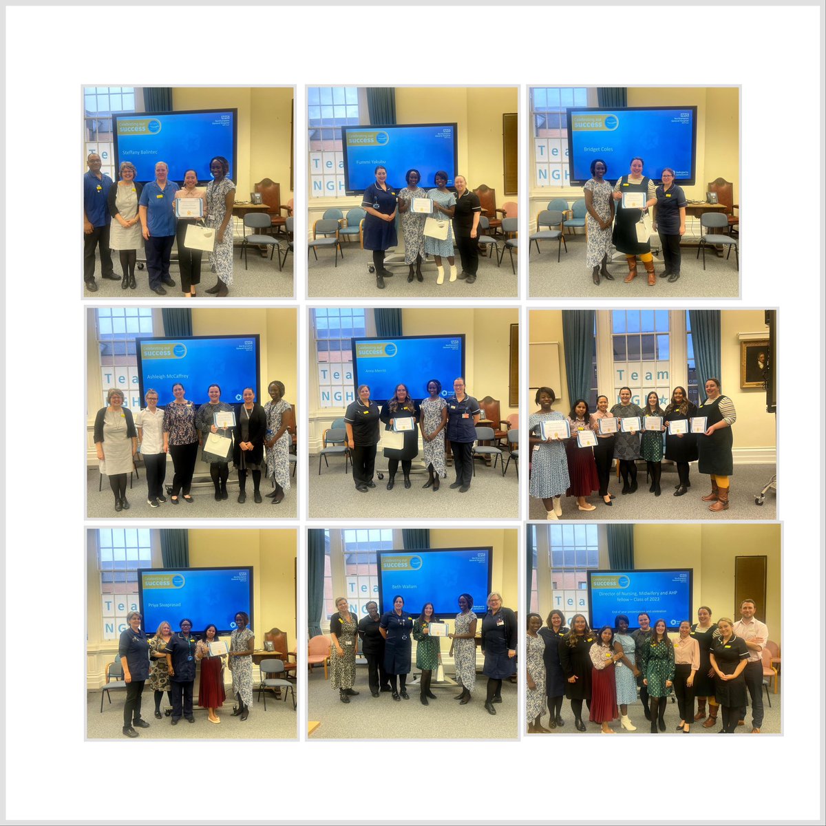 Proud to celebrate my first cohort of DONMAHP fellows today. A great celebration of 8 innovative projects with amazing leaders within <a href="/NGHnhstrust/">Northampton General Hospital 💙</a> who have positively impacted our hospital over the last year #skyisthelimit <a href="/PalmerPW1/">Palmer</a>