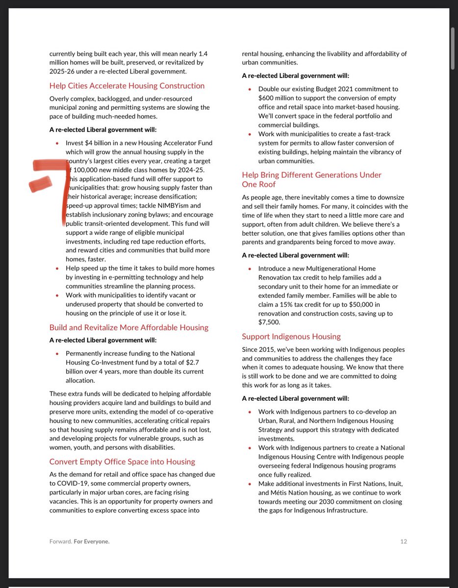 This is nonsense FACT CHECK - the Housing Accelerator Fund was first proposed by @JustinTrudeau in the 2021 election on page 12 of the @liberal_party platform It was included in the SACA because SACA collated things we agreed to do, including things already underway #cdnpoli