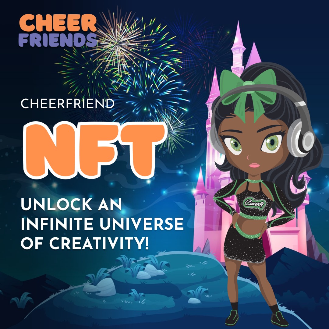 CheerFriendsNFT's tweet photo. "CheerFriend NFTs unlock an infinite universe of creativity! Own a piece of art that's not just decoration but an empty canvas for your imaginative ideas. Bring your CheerFriends NFT to life as your spirited mascot on shirts, caps, and more. Share your creativity in our boundary-free social channel! Discord link: https://t.co/kwPsGMaCYl"
#nft #eth #cheerfriends_nft