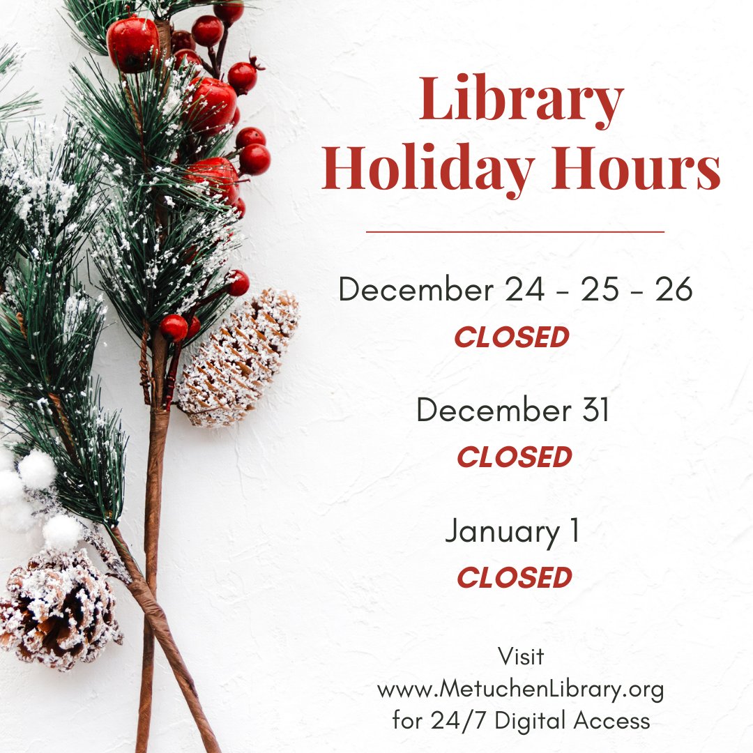 Happy holidays and Happy New Year to our wonderful library community!