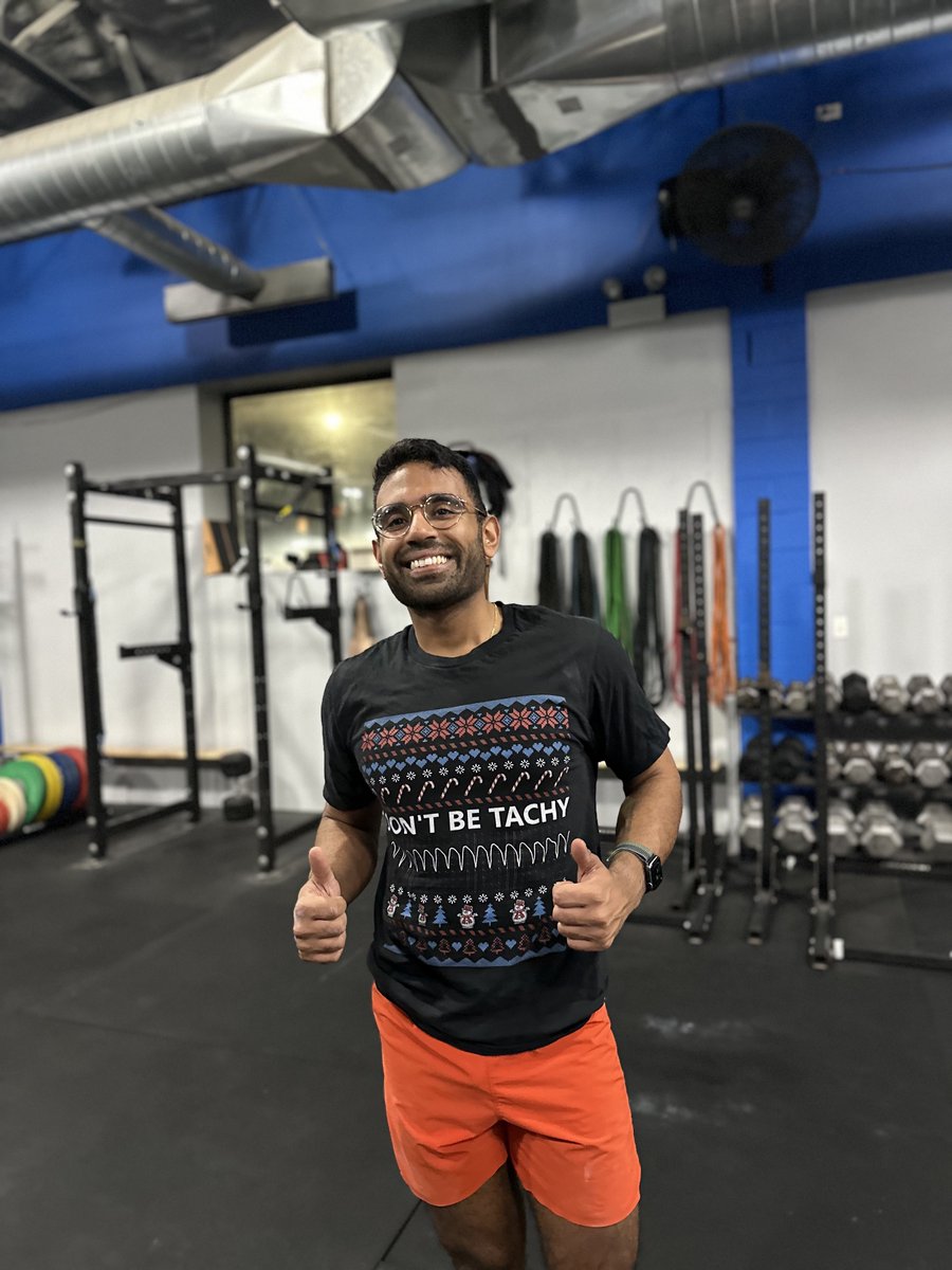 As a future cardiologist, I had to wear this to <a href="/CrossFit/">CrossFit</a> when I saw we're doing the #12DaysOfChristmas! It's finally hitting me that Match Day wasn't a dream. I'm actually going to be a cardiologist and get to train <a href="/MonteHeart/">Montefiore Heart</a> !