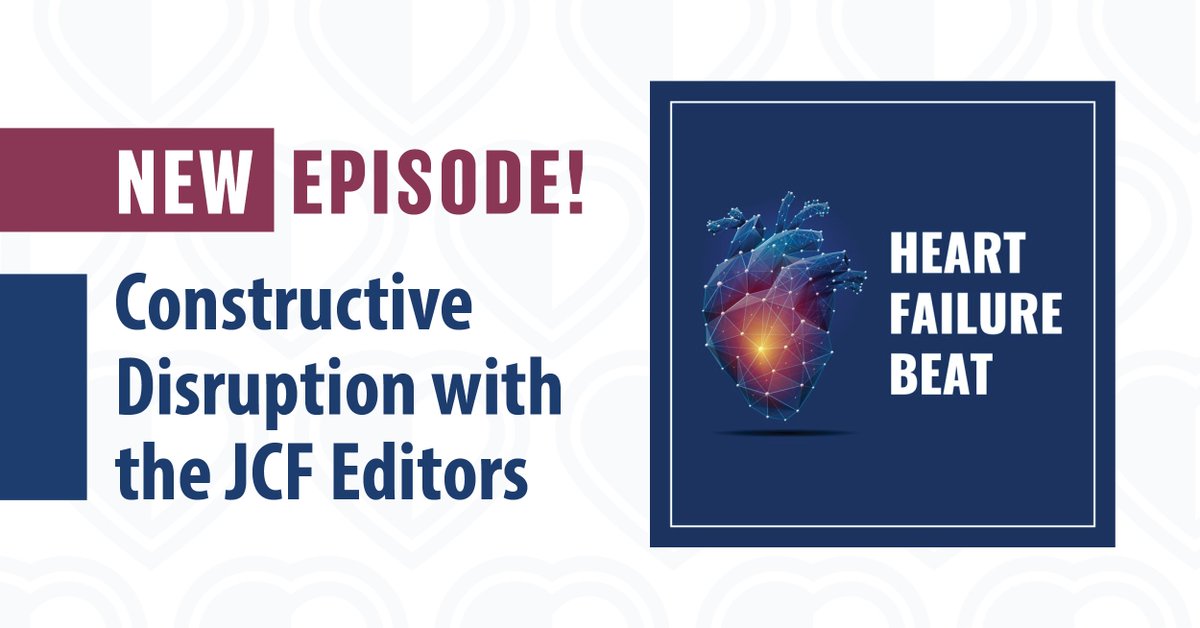 Listen now to our interview w/ @JCardFail editors @robmentz @dranulala about constructive disruption in scientific publishing, including: 💥Double blind peer reviews in <7 days 💥Being a platform for field-changing papers 💥Broad inclusion 💥JCF Future @MBeasleyMD @priyaumapthi