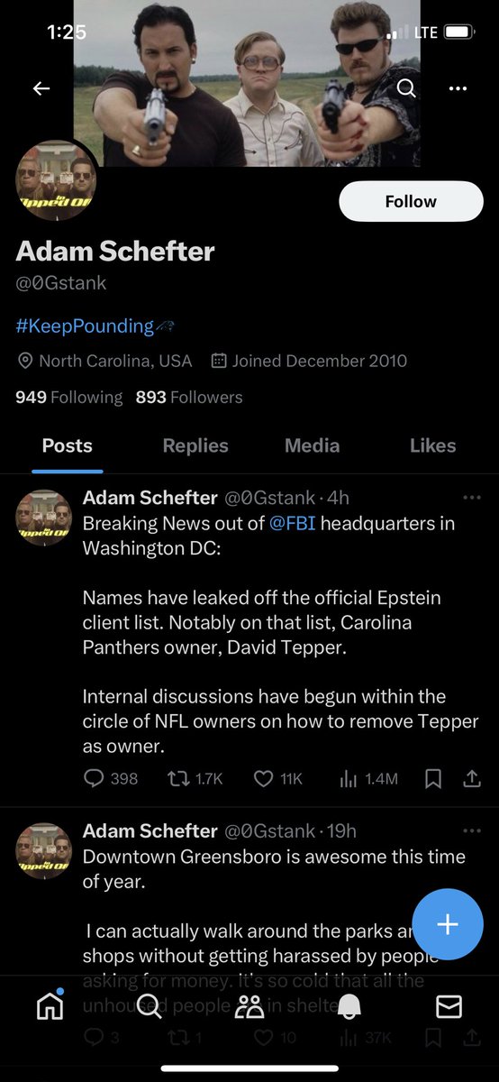 twitter gave me a pop up notification from an account I don’t follow because they thought the guy with 893 followers was the real adam shefter lmao