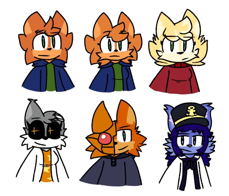 ExistsVirtual's tweet image. I haven’t posted much but I will post a row of my characters I made a while ago-however I will continue to dabble back into digital art as I regain the motivation.
Special Cameo from @cystiicta