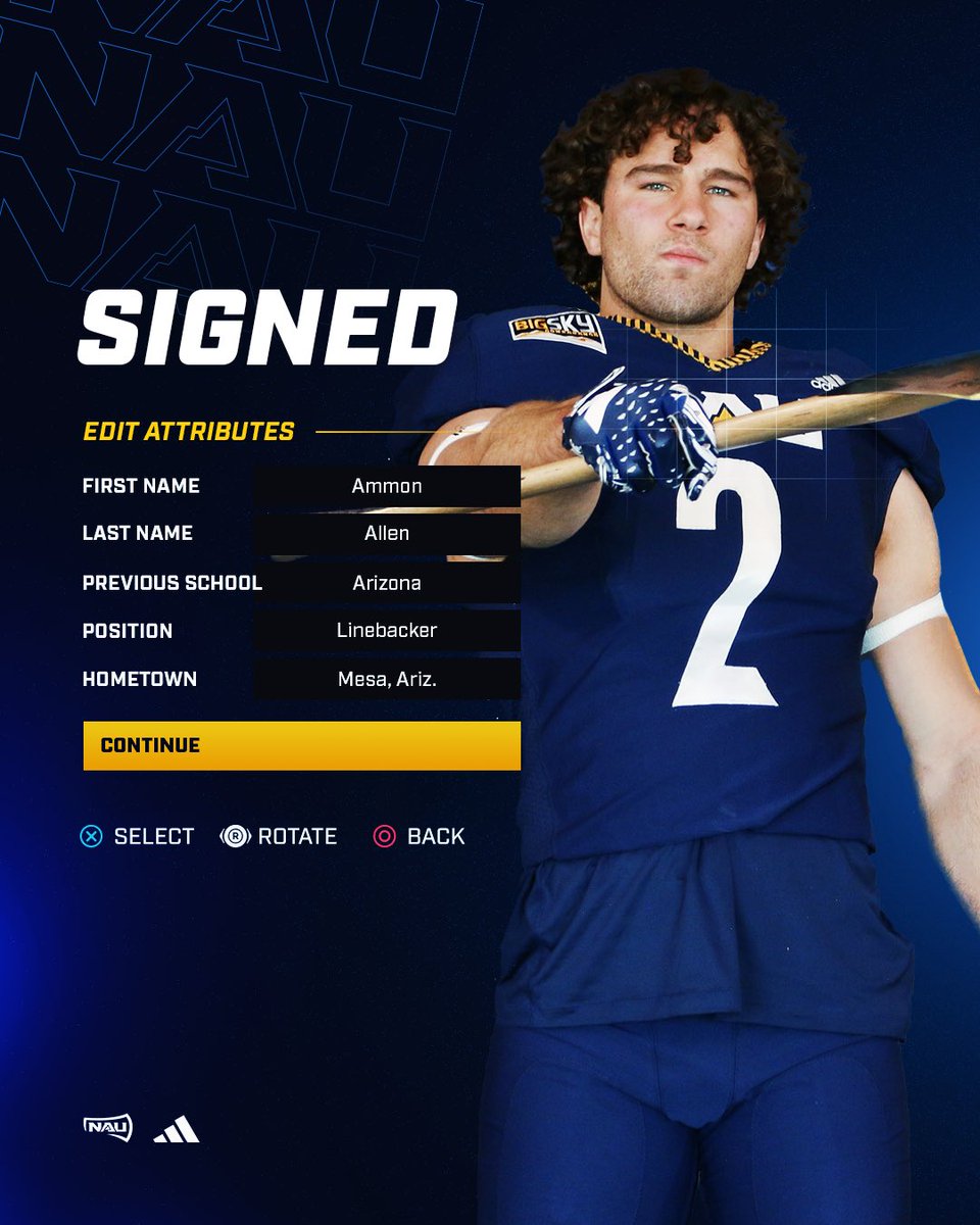 Officially a Lumberjack 🪓

Welcome to the squad, <a href="/ammonjallen/">ammonjallen</a>! 

#RaiseTheFlag | #NSD24