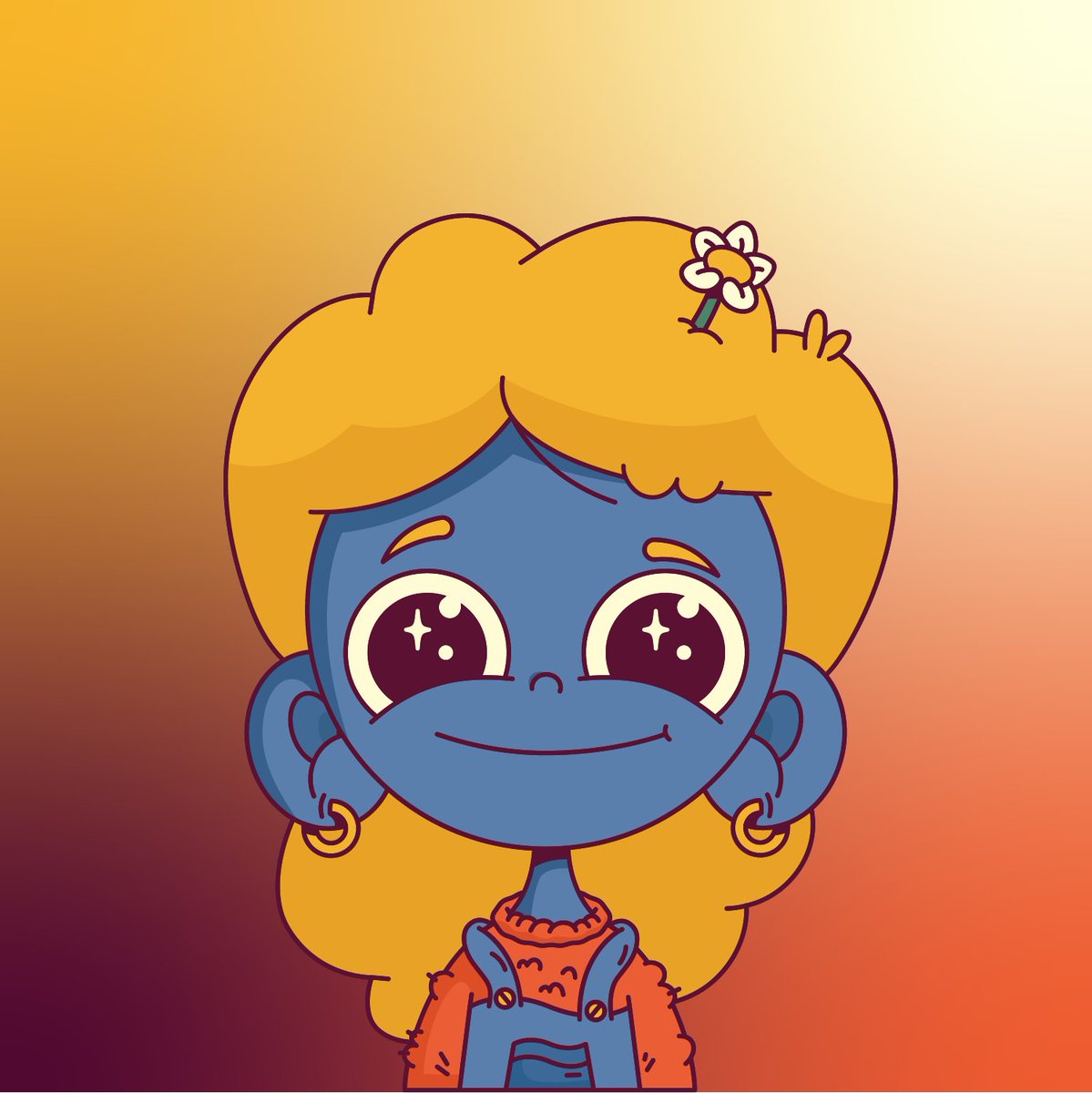 To practice and learn my skills, I redesigned the artist
@codyabanks design.         

Reference : youtube.com/watch?v=A_lOgV…

#illustrator #characterdesign #illustration #vector #artist #game