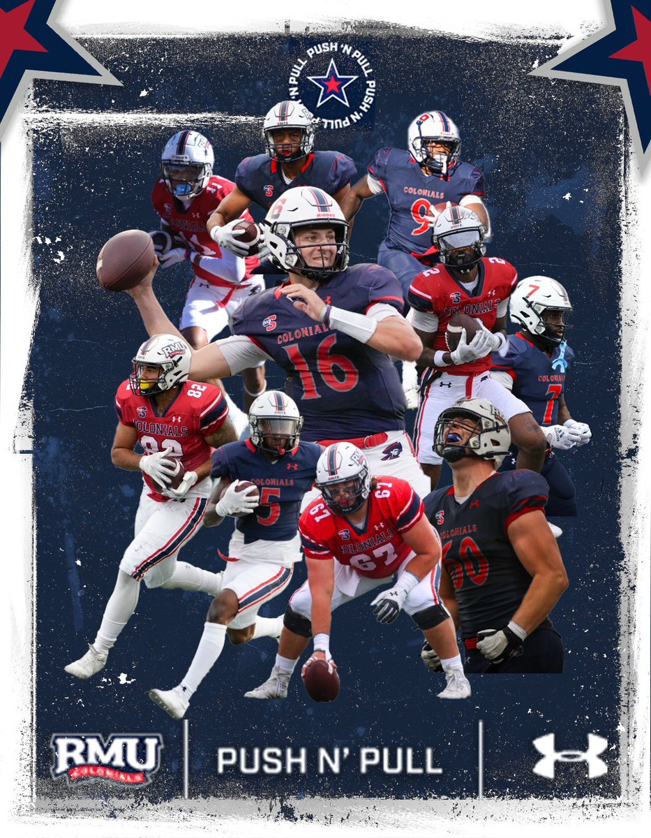 @RMU_Football has some EXPLOSIVE 🧨 players on O returning for another year… 💥 🔥 💥 …And had some game changers joined the family yesterday! 👀 Who’s Next?! 🔴 ⚪️ 🔵 #foRMUlaO