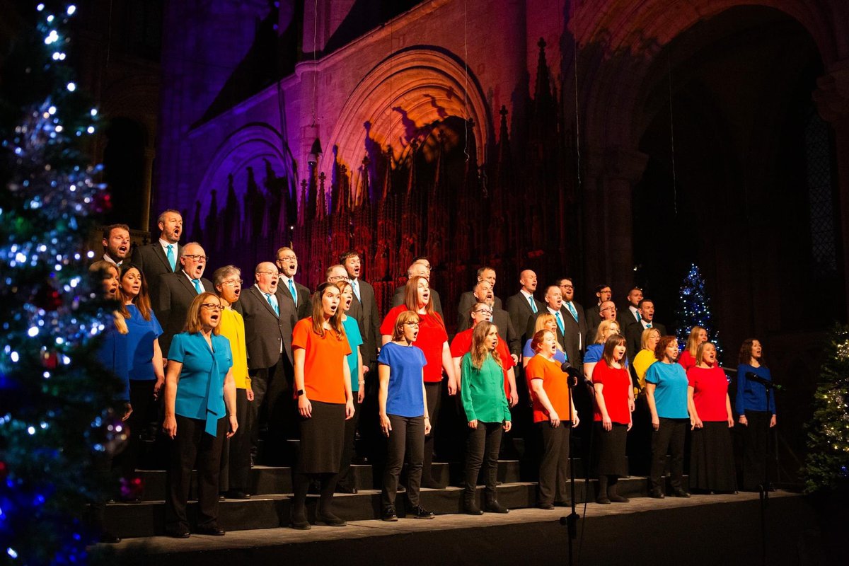 Great fun performing to a thousand-strong audience last Saturday in #ChristmasMagic <a href="/pborocathedral/">Peterborough Cathedral</a>! Here are a few images of a fantastic day captured by our photographer #MikeBailey. #MerryChristmas #women #womensinging #choir #choral #choralmusic #choralsinging 🎁