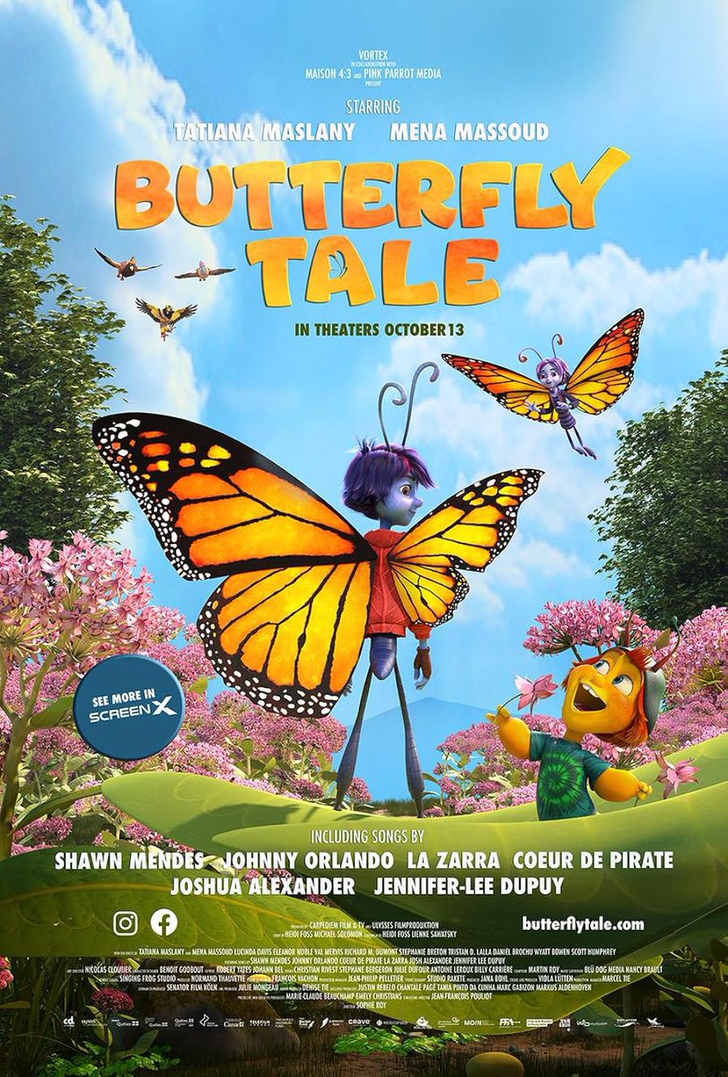 aaronthemoth's tweet photo. Breaking News:
Warner Bros. Pictures Animation picks up the rights of ‘BUTTERFLY TALE’ for US release #WarnerBrosPicturesAnimation #ButterflyTale https://t.co/jC86roiqSh