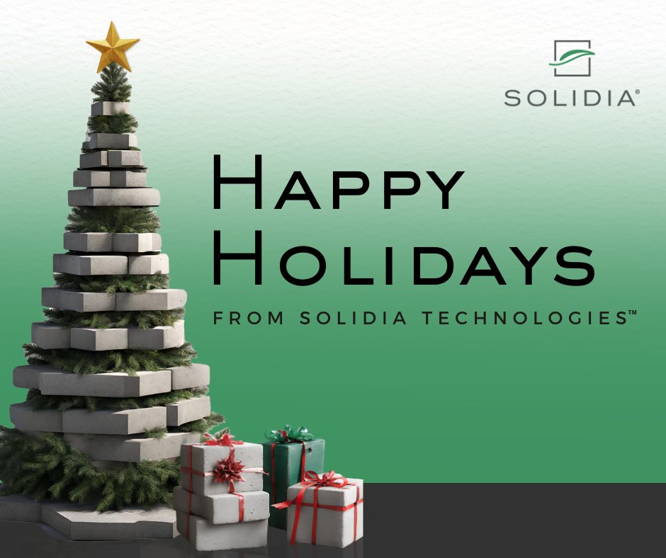 Happy Holidays from Solidia Technologies™! ❄️ As the year comes to a close, we wanted to take a moment to express our gratitude for your continued support and partnership. It has been an incredible year of growth and innovation for us, and we couldn't have done it without you.