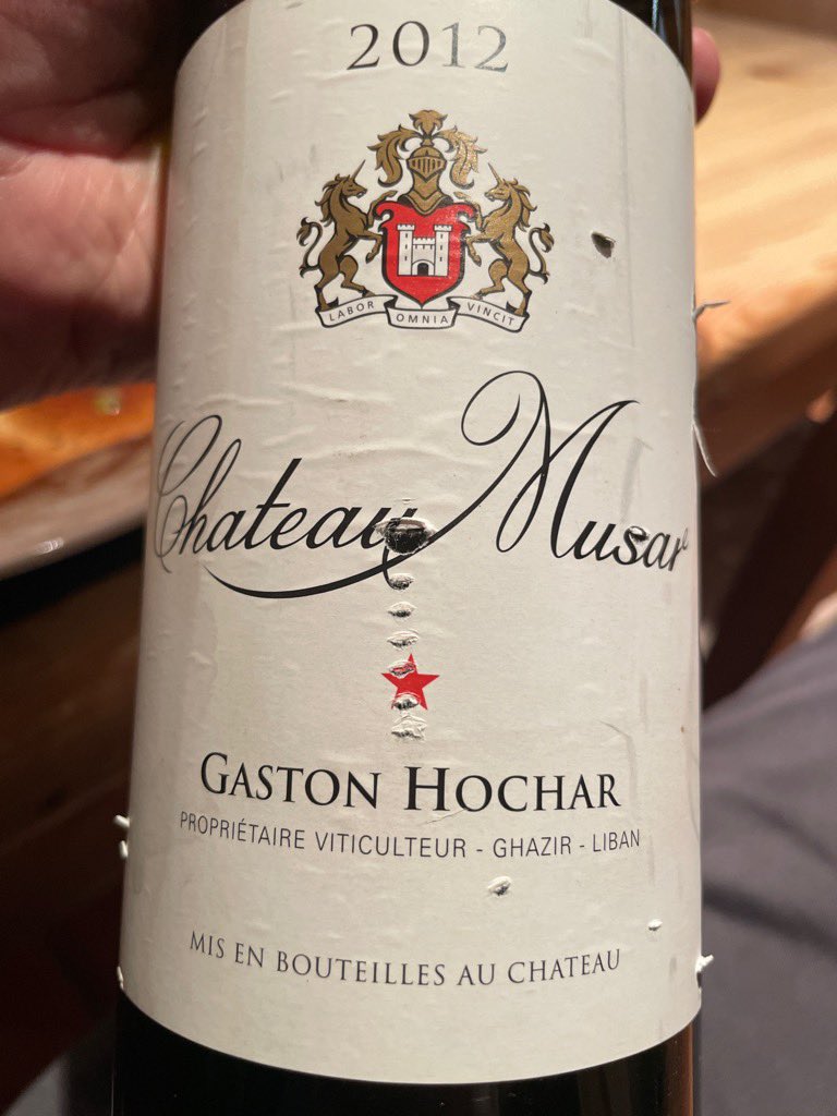 Can’t beat a <a href="/chateaumusar_uk/">Chateau Musar UK</a> with rosemary salted lamb chops and redcurrant jus. This 2012 still has legs, found a 1998 lurking , hope that’s as good still 🍷